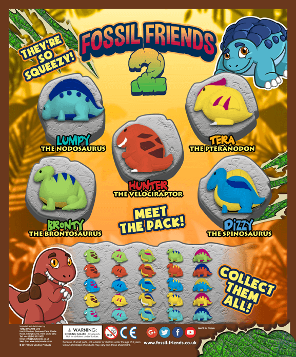 Tubz Fossil Friends 2 Collectibles Image