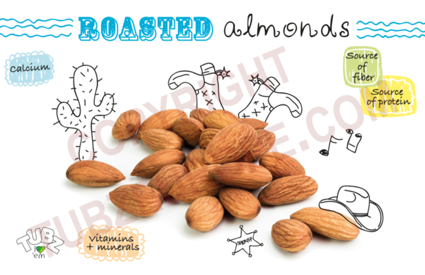 Tubz Health Roasted Almonds