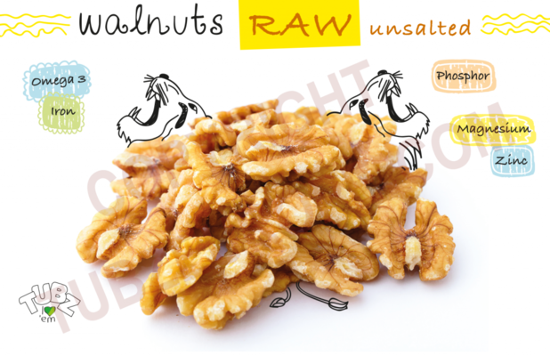 Tubz Health Raw Unsalted Walnuts