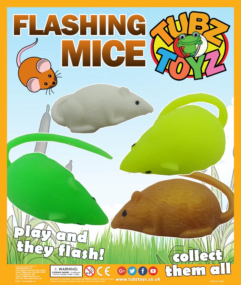 Flashing Mice Tubz Toyz