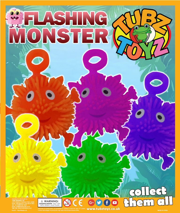Flashing Monsters Tubz Toyz