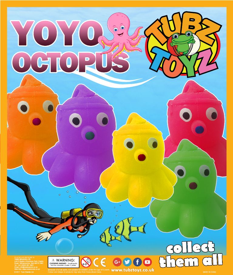 Yoyo Octopus Tubz Toyz