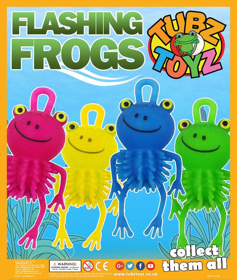 Flashing Frogs Tubz Toyz