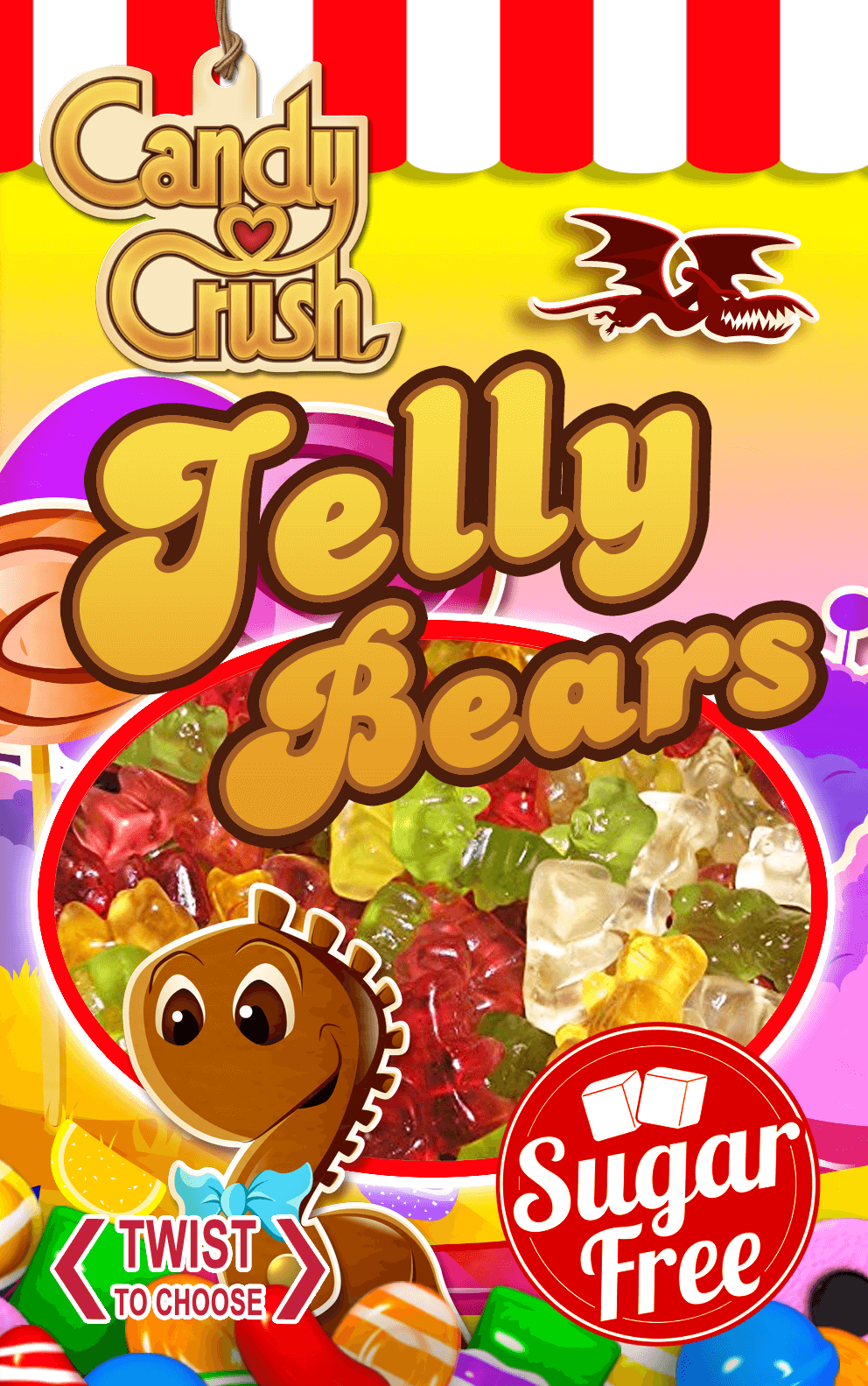 Tubz Sugar Free Jelly Bears