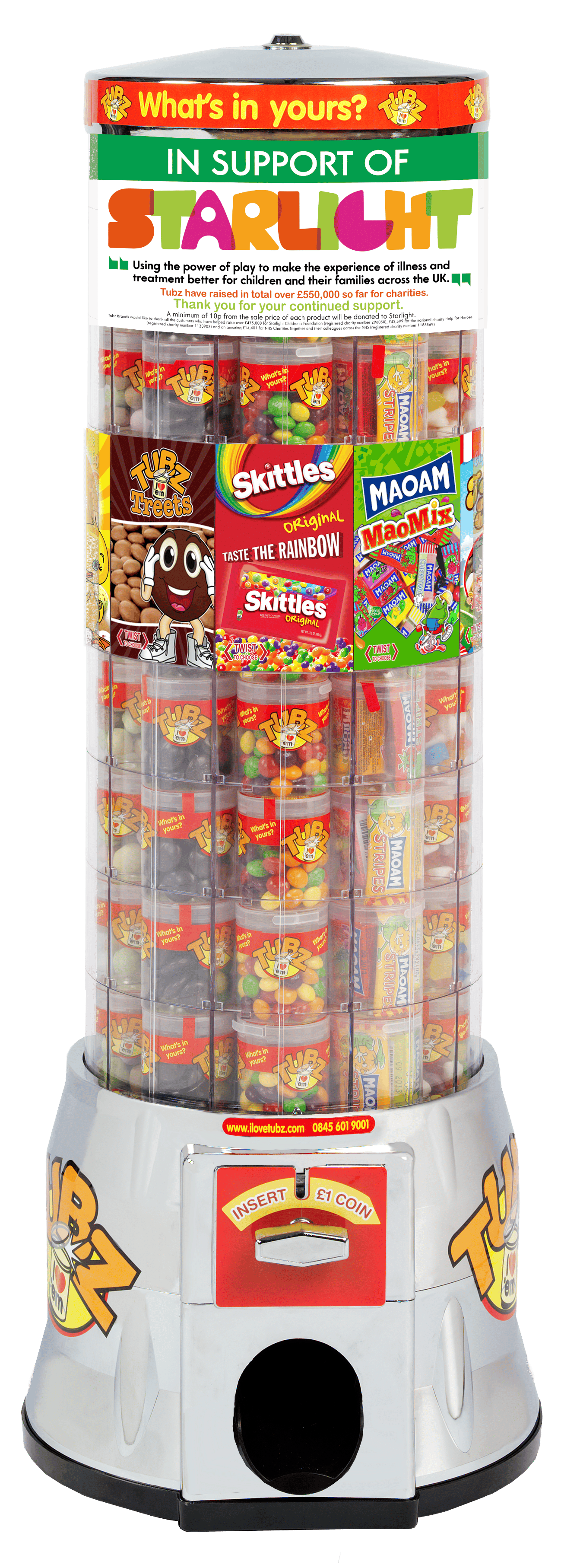 Starlight Tubz Original Vending Tower